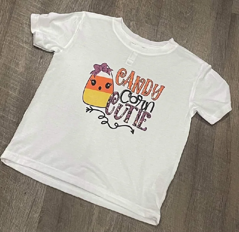 Custom Sublimation ""Candy Corn Cutie"" T-Shirt